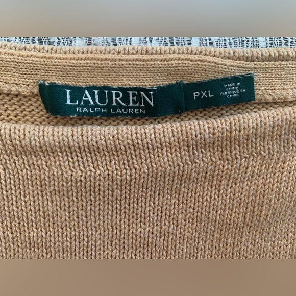 Ralph Lauren Tan and Beige Sleeveless Sheath Dress - Picture 4 of 11